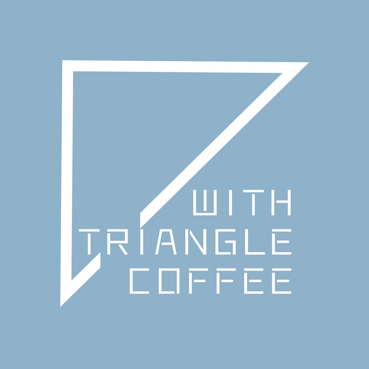WITH triangle coffee